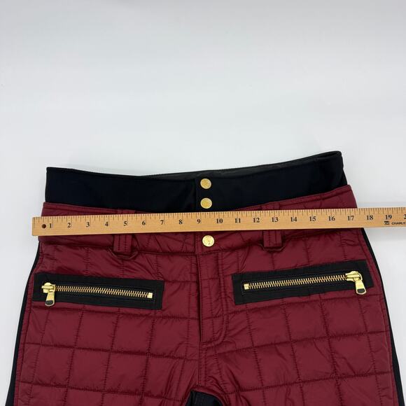 SOS BLACK SNOW Womens Snow Suit Jacket Size XL / Pants L Quilted Edgy Rocker Ski - Picture 15 of 16